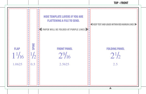 50 Professionally Printed 4-Panel J-Cards - Double Sided w/ Scoring