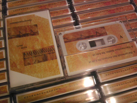 Noisepoetnobody - Live - C45 Cassette (CCR-048)