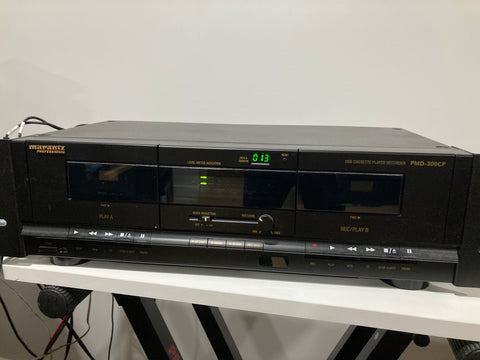 Marantz Professional PMD-300CP Dual Cassette Player Recorder w/ USB